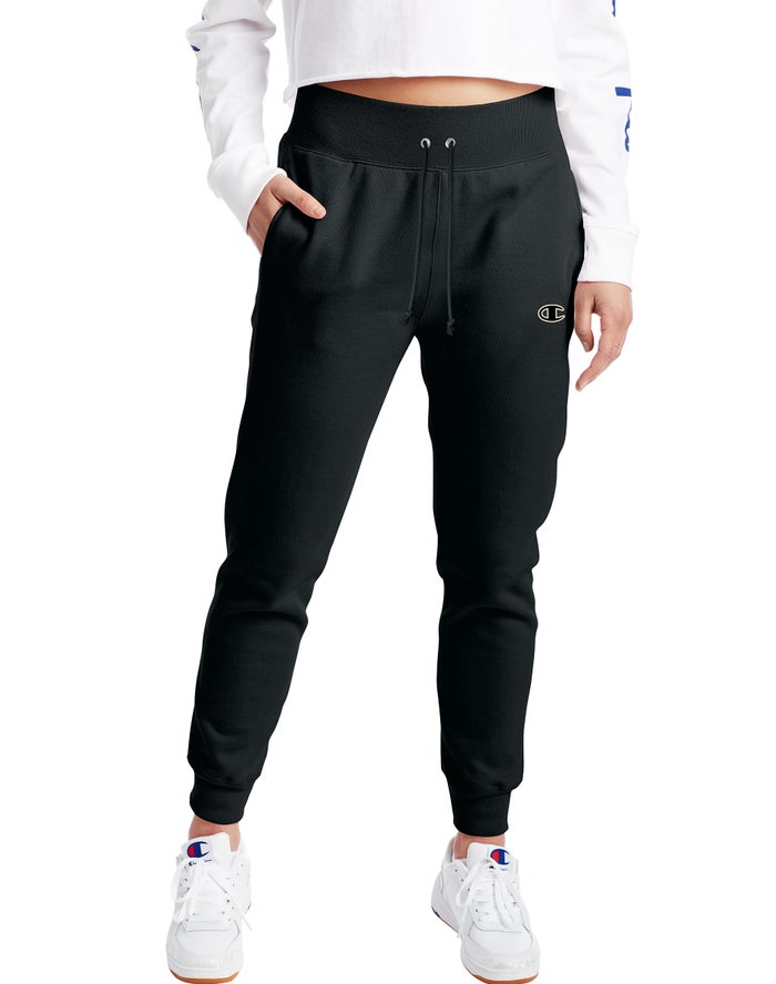 Champion Joggingbroek Dames - Zwart - Reverse Weave ( 213064-RKY )